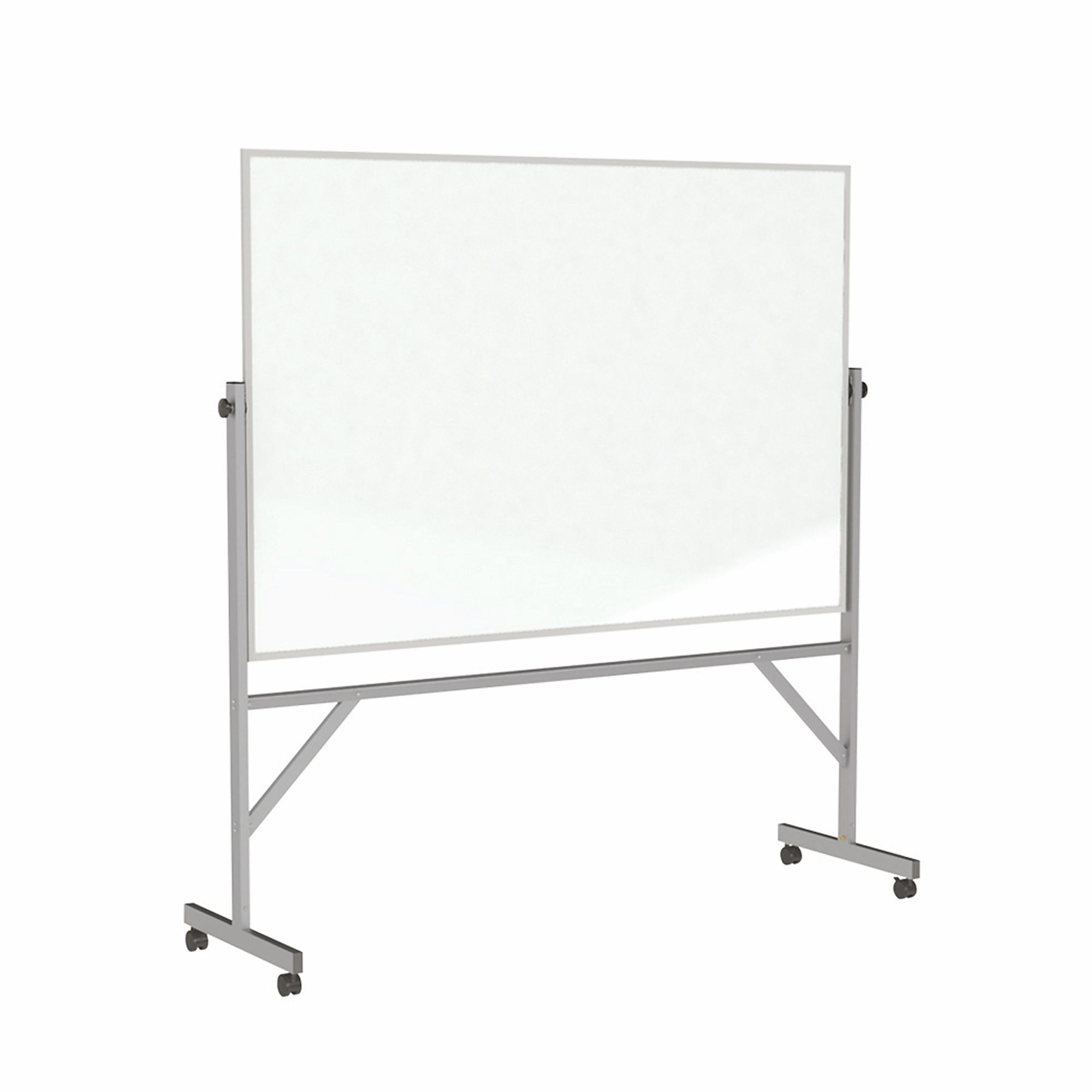 Ghent, Reversible Mag. Whiteboard with Aluminum Frame, 4ft.H x 8ft.W, Color Finish White, Model# ARM1M148